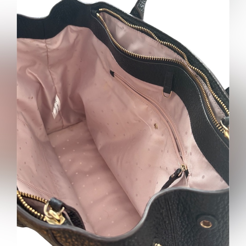 Kate Spade Black Pebble /Textured Leather Tote - Picture 6 of 8